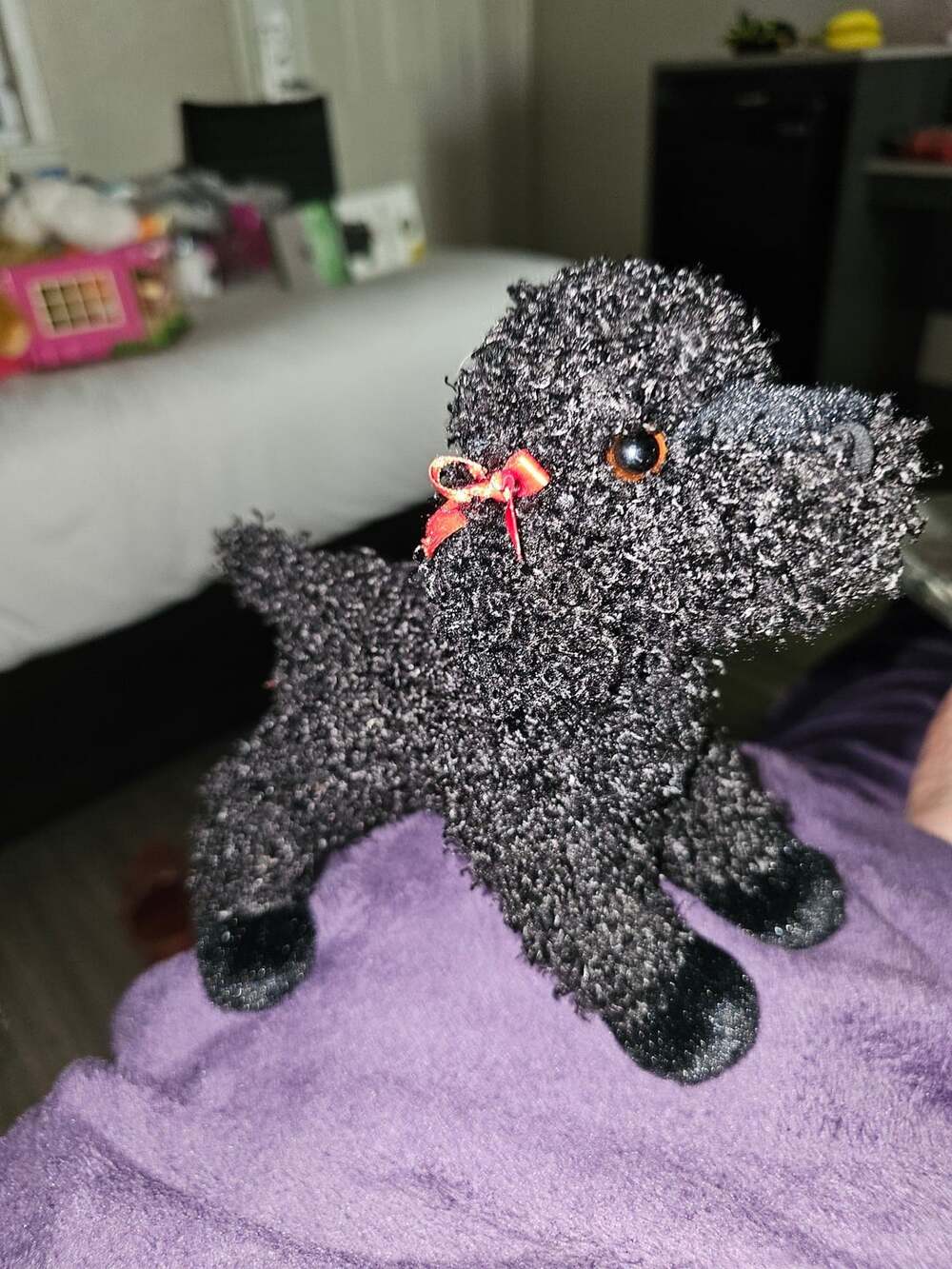 Douglas Gigi Black Poodle Plush Stuffed Animal with hang tags